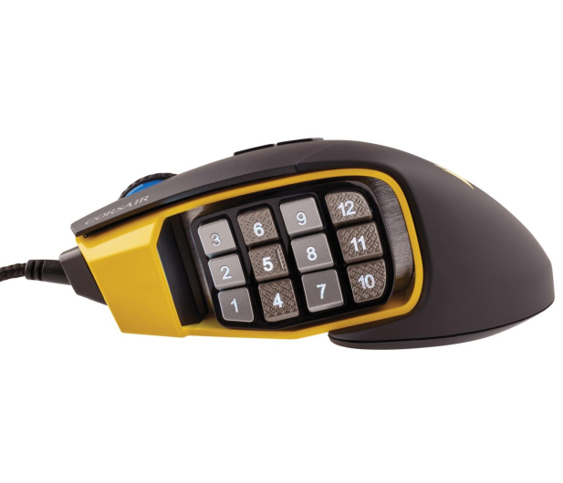 Corsair Scimitar PRO (RGB, czarno-żółta) - 343844 - zdjęcie 3